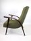 Fauteuil Boucle Vert Olive attribué à Lejkowski Leśniewski, 1970s 6