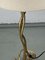 Vintage Bouclé Shade Curly Wavy Free Form Table Lamp, 1960s, Image 14