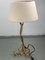 Vintage Bouclé Shade Curly Wavy Free Form Table Lamp, 1960s 13