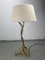 Vintage Bouclé Shade Curly Wavy Free Form Table Lamp, 1960s 17