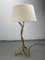 Vintage Bouclé Shade Curly Wavy Free Form Table Lamp, 1960s, Image 17