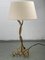 Vintage Bouclé Shade Curly Wavy Free Form Table Lamp, 1960s, Image 10