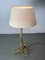 Vintage Bouclé Shade Curly Wavy Free Form Table Lamp, 1960s 7