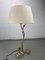 Vintage Bouclé Shade Curly Wavy Free Form Table Lamp, 1960s 2