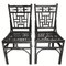Chinoiserie Faux Bamboo Chairs, 1970s, Set of 2, Image 6