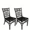 Chinoiserie Faux Bamboo Chairs, 1970s, Set of 2 5