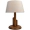 Scandinavian Pine Table Lamp, 1970s 1