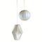 Space Age Cocoon Hanging Lamps, Germany, 1960s, Set of 2 7