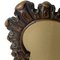 Antique Biedermeier Curvy Wavy Bevelled Mirror 9