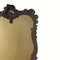 Antique Biedermeier Curvy Wavy Bevelled Mirror 16