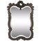 Antique Biedermeier Curvy Wavy Bevelled Mirror, Image 1