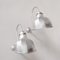 Antique Mercury Glass Silver Wall Lights, Set of 2 1