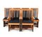 Moderne Art Deco Esszimmerstühle aus Eiche mit hoher Rückenlehne von Architect Caspers, 1920er, 6er Set 5