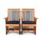 Moderne Art Deco Esszimmerstühle aus Eiche mit hoher Rückenlehne von Architect Caspers, 1920er, 6er Set 25