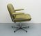 Swivel Armchair in Chrome and Synthetic Leather, 1970s 5