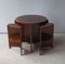 Art Deco Coffee Table with Nesting Tables, 1920s, Set of 5 20