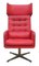 Fauteuil Pivotant en Similicuir Rouge, 1970s 2