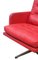 Red Leatherette Swivel Armchair, 1970s, Image 12