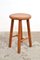 Vintage Pine Stool, 1960s 4