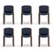 Chair 300 in Wood and Kvadrat Fabric by Joe Colombo for Karakter, Set of 6, Image 2