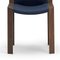 Chair 300 aus Holz und Kvadrat Stoff von Joe Colombo für Karakter, 6er Set 5