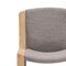 Chair 300 aus Holz und Kvadrat Stoff von Joe Colombo für Karakter, 4er Set 5