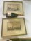 19th Century Gold Engraved Wood Frame with French Navigation Ports, France, Set of 2 12