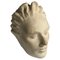 Art Deco White Color Stone Women's Head Sculpture, France, 1940s, Image 1