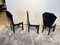 Art Deco Dining Chairs in Black Lacquer & Grey Fabric, France, 1930s, Set of 6 14