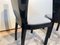 Art Deco Dining Chairs in Black Lacquer & Grey Fabric, France, 1930s, Set of 6 15
