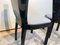 Art Deco Dining Chairs in Black Lacquer & Grey Fabric, France, 1930s, Set of 6, Image 15