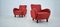 Art Deco Armchairs H-283 attributed to Jindřich Halabala, 1949s, Set of 2, Image 2