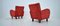 Art Deco Armchairs H-283 attributed to Jindřich Halabala, 1949s, Set of 2 10