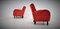 Art Deco Armchairs H-283 attributed to Jindřich Halabala, 1949s, Set of 2 8