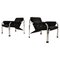 Mid-Century Chrome Armchairs attributed to Viliam Chlebo for Kodreta Myjava, 1980s, Set of 2, Image 1