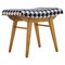 Wood Stool, Czechoslovakia, 1970s, Image 1