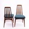 Danish Teak Model Eva Upholstered Dining Chairs attributed to Niels Kofoed, 1960s, Set of 4 17