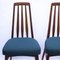 Danish Model Eva Teak Upholstered Dining Chairs attributed to Niels Kofoed, 1960s, Set of 8 11