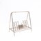 Vintage Brass Wire Record Rack, 1960s, Image 1