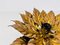Golden Florentine Flower Shape Flushmount by Hans Kögl, Germany, 1970s 4