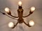 Lampe à Suspension à 5 Bras en Bois de Domus, 1960s 9