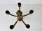 Lámpara colgante de madera de 5 brazos de Domus, años 60, Imagen 3