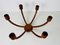 Large 5-Arm Pendant Lamp in Teak from Domus, 1960s, Image 3
