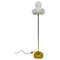 4-Arm Floor Lamp in Brass and Opaline Glass from Kaiser, Germany, 1960s 1