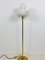 4-Arm Floor Lamp in Brass and Opaline Glass from Kaiser, Germany, 1960s 3