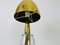 Glass Table Lamp with Brass Shade, 1960s, Image 4