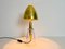 Glass Table Lamp with Brass Shade, 1960s 11