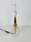 Glass Table Lamp with Brass Shade, 1960s, Image 9
