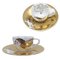 Golden Angels Espresso Cup and Saucer attributed to Andy Warhol for Rosenthal, 1980s, Set of 2, Image 2