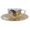 Golden Angels Espresso Cup and Saucer attributed to Andy Warhol for Rosenthal, 1980s, Set of 2 5